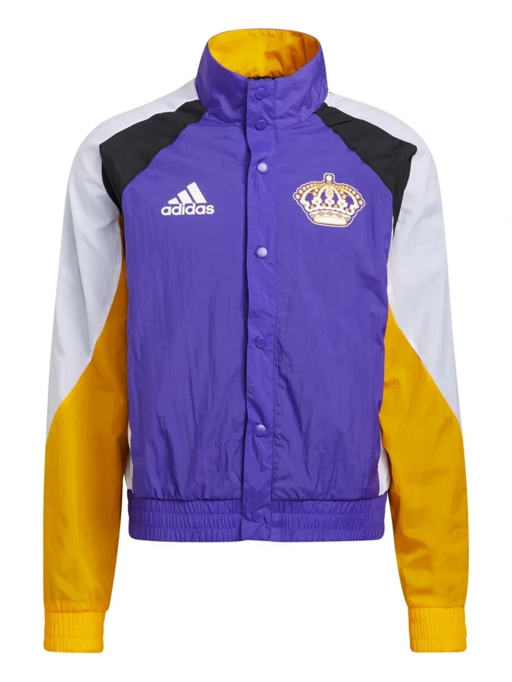 adidas Purple, Yellow & Black NHL Colorblock Jacket